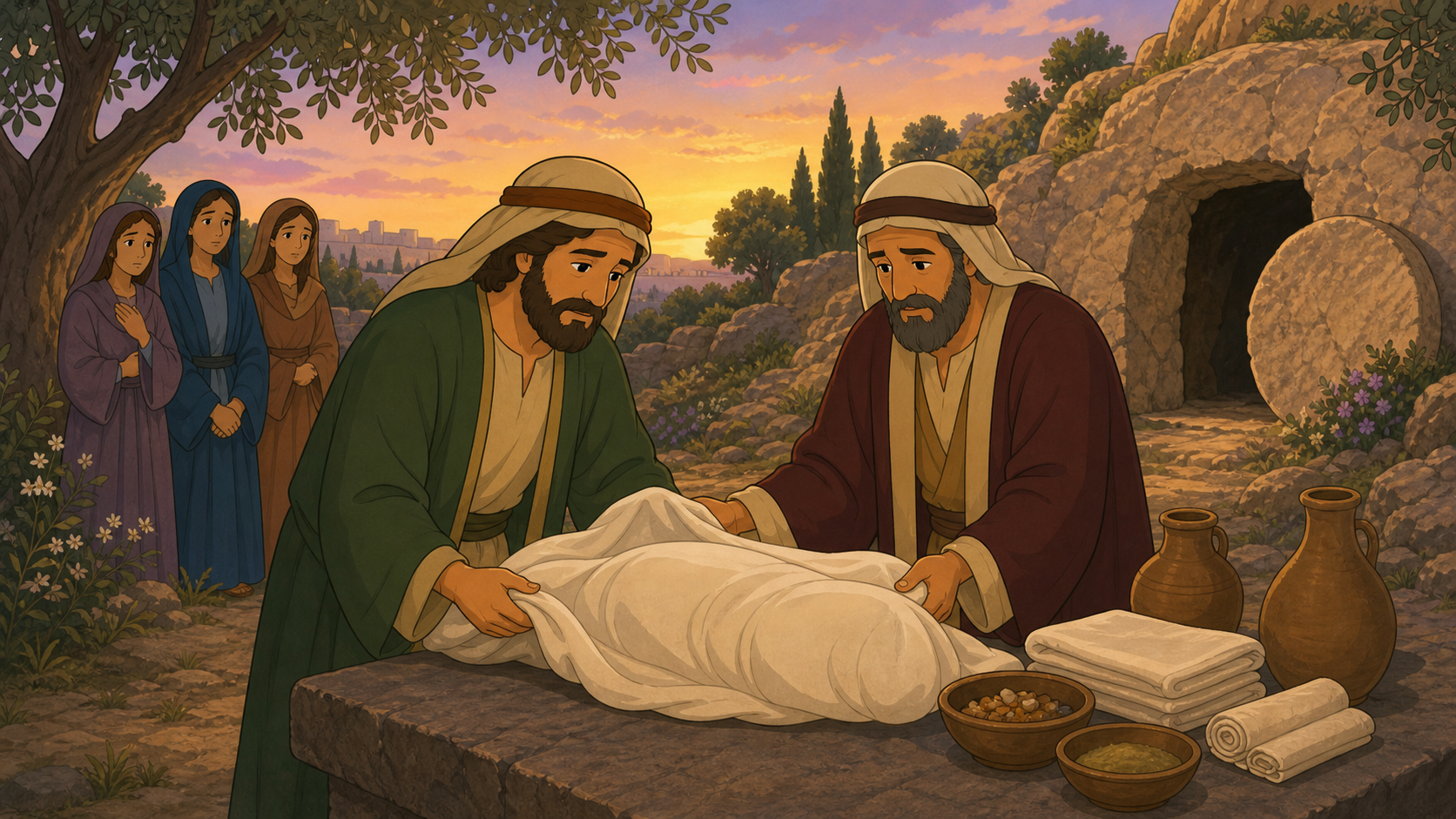 새 무덤에 장사되시다 Szenenbild