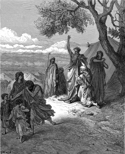 도레 성경 판화 9: Noah Cursing Canaan