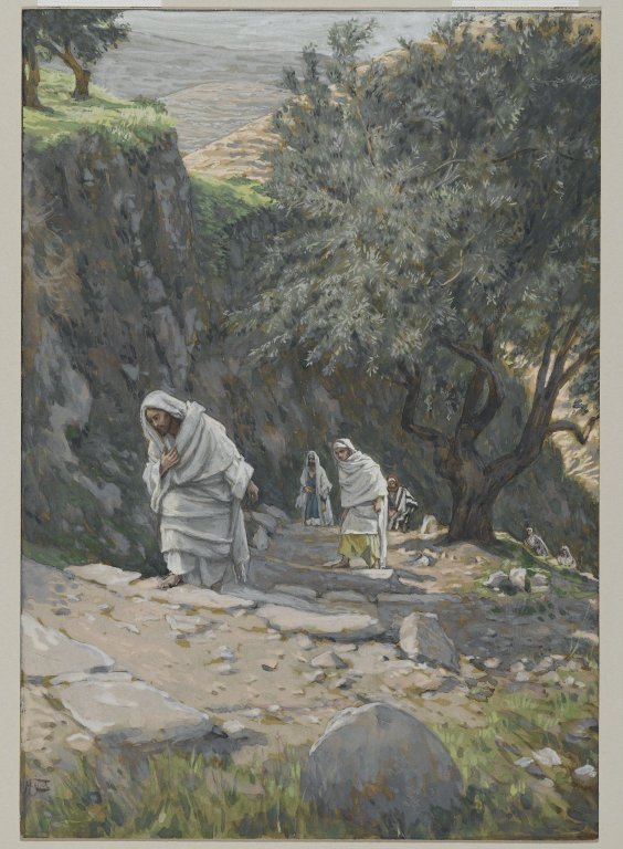 티소 성경 삽화: He Went on His Way to Ephraim (Il s'en alla à Ephrem)